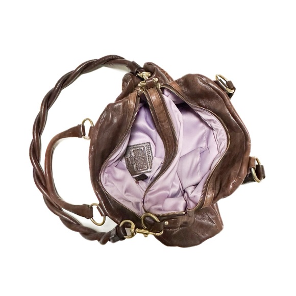 Coach Kira Limited Edition XL Brown Leather Satchel Tote Messenger Carryall Bag - Picture 4 of 13